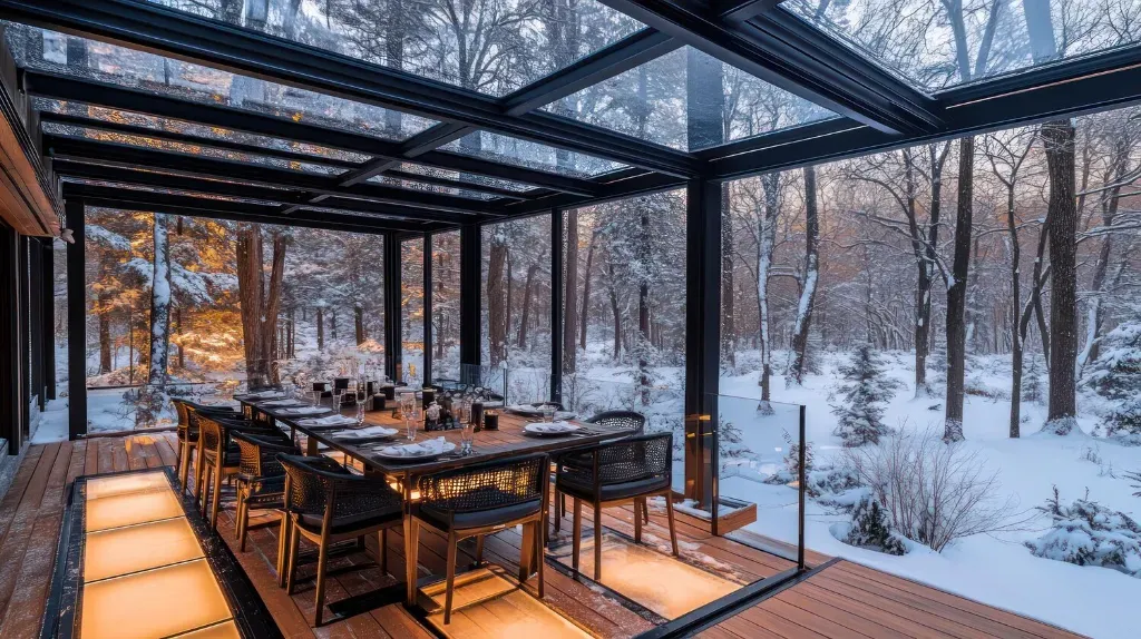 ogród zimowy z aluminium