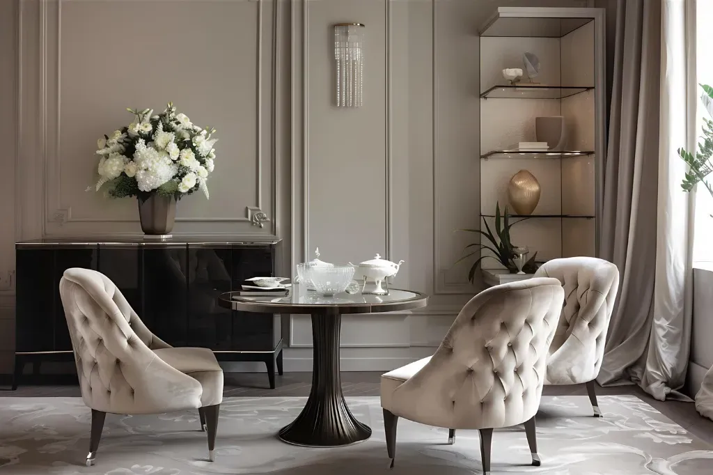 Salon w stylu Modern Classic