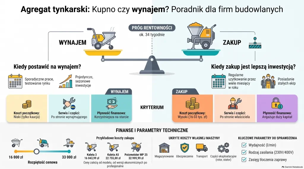agregat tynkarski - infografika